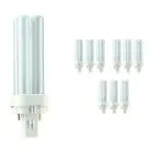 Lot 10x Philips MASTER PL-C 10W - 827 Blanc Très Chaud | 2 Pin