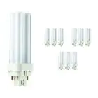 Lot 10x Philips MASTER PL-C 10W - 830 Blanc Chaud | 4 Pin