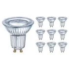 Lot 10x Ledvance Performance Spot LED Réflecteur GU10 PAR16 6.9W 620lm 120D - 840 Blanc Froid | Équivalent 49W