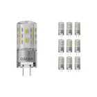 Lot 10x Osram Parathom LED Pin GY6.35 4.5W 470lm - 827 Blanc Très Chaud | Dimmable - Équivalent 40W