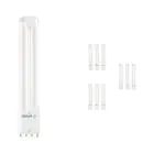 Lot 10x Ledvance Dulux-L LED 8W - 830 Blanc Chaud | Équivalent 18W