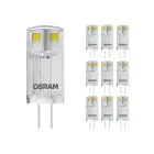 Lot 10x Osram Parathom LED Pin G4 0.9W 100lm - 827 Blanc Très Chaud | Équivalent 10W