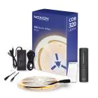Noxion Rubans LED Naga 5 Mètre Ensemble complet - 24V - 320LEDs/m - COB - 8W/m - 930 Blanc Chaud | 8mm - IP20 - Meilleur Rendu Des Couleurs