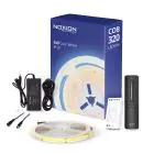 Noxion Rubans LED Naga 5 Mètre Ensemble complet - 24V - 320LEDs/m - COB - 8W/m - 940 Blanc Froid | 8mm - IP20 - Meilleur Rendu Des Couleurs