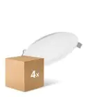 Lot 4x Ledvance Downlight LED Slim Ronde DN155 12W 1020lm 120D - 830 Blanc Chaud | 169mm 