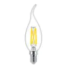 Philips MASTER LED E14 Bent-tip Bougie Filament Claire 3.4W 470lm - 922-927 Dim To Warm | Meilleur Rendu Des Couleurs - Dimmable - Équivalent 40W