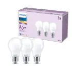 Lot 3x Philips Ampoule LED E27 Spot Dépolie 7W 806lm - 827 Blanc Très Chaud