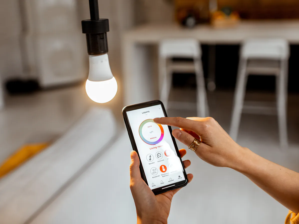 éclairage connecté smartphone