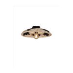 Good&Mojo Plafondlamp Andros Zwart/Natural | Geschikt voor 1x E27 