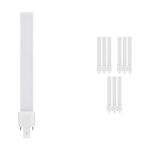 Voordeelpak 10x Ledvance Dulux-S LED 6W - 830 Warm Wit | Vervangt 18W