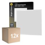 Voordeelpak 12x LED Paneel Bright Choice Backlit 36W 3240lm - 840 Koel Wit | 60x60cm - UGR <22