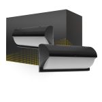 LED Wandlamp Zwart 12W 1200lm - 830 Warm Wit | IP54