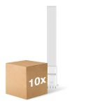Voordeelpak 10x Noxion Lucent PL-S LED 6W - 840 Koel Wit | Vervangt 11W