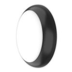 Noxion LED Bulkhead Pro V2 Wit 12/16/20W 2400lm - 830-840-865 CCT | 325mm - IP65 - Bewegings- en Lichtsensor - Nood 3H + Ring Zwart