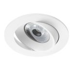 Noxion LED Spot Diamond Kantelbaar Wit 6W 400lm 36D - 927 Zeer Warm Wit | Zaagmaat 83mm - IP44 - Beste Kleurweergave - Dimbaar