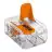 Wago 221-412 Verbindingsklem Compact | 2 Kabel Aansluiting - Montageklem