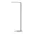 Ledvance LED Staande vloerlamp Home Office Grijs 43W 5400lm - 840 Koel Wit | 1500mm - EU Stekker