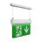 Ansell LED Bevestigd Nooduitgang bord Kestrel Wit 2W 14lm - 865 Daglicht
