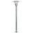 Nordlux Lønstrup 32 Sokkel Lamp Staal en Glas Grijs | 320mm - IP44 - Geschikt voor E27