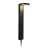 Nordlux Solar Tuinverlichting Rica Rond Roestvrij Staal Zwart 4.5W 400lm - 830 Warm Wit | Bewegings- en Lichtsensor