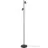 Nordlux Omari Vloer Lamp Metaal Zwart 6.4W 320lm - 827 Zeer Warm Wit | Touch Dimbaar