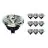 Voordeelpak 10x Noxion Lucent LED Spot GU10 AR111 12W 600lm 40D - 927 Zeer Warm Wit | Beste Kleurweergave - Dimbaar - Vervangt 80W