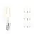 Voordeelpak 10x Ledvance CLASSIC LED E14 Kaars Filament Helder 2.5W 250lm - 827 Zeer Warm Wit | Vervangt 25W