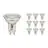 Voordeelpak 10x Noxion LED Spot GU10 4.8W 827 36D 450lm | Zeer Warm Wit - Vervangt 65W