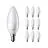 Voordeelpak 10x Philips Corepro LED Kaars E14 Mat 5W 470lm - 827 Zeer Warm Wit | Vervangt 40W