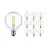 Voordeelpak 10x Noxion PRO LED Globe Classic Filament G95 E27 8W 827 Helder | Zeer Warm Wit - Dimbaar - Vervangt 60W