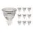 Voordeelpak 10x Noxion LEDspot GU5.3 6.1W 36D - 830 Warm Wit | Vervangt 50W