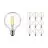 Voordeelpak 10x Noxion Pro Classic LED E27 Globe Filament Helder 95mm 8W 806lm - 827 Zeer Warm Wit | Dimbaar - Vervangt 60W