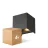 Voordeelpak 4x D'Lite LED Wandlamp Elingen Aluminium Zwart 4.9W 480lm - 830 Warm Wit