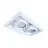 Noxion Inbouw Spot Zonder frame Pro 2x AR111 Kantelbaar Wit | Zaagmaat 314x164mm - G53 Fitting