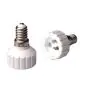 Fitting Adapter voor Lamphouders E14 => GU10 Wit