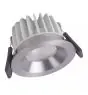 Ledvance LED Downlight Inbouw Zilver 8W 670lm 36D - 840 Koel Wit | Zaagmaat 68mm - Dimbaar