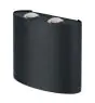 Ledvance Endura Stijl Alu Deco Wandlamp Donker Grijs Up & Down 11W 550lm - 830 Warm Wit