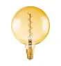 Osram Vintage 1906 LED E27 Globe Filament Goud 200mm 5W 300lm - 820 Zeer Warm Wit | Dimbaar - Vervangt 40W