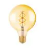Osram Vintage 1906 LED E27 Globe Filament Goud 125mm 4W 300lm - 820 Zeer Warm Wit | Dimbaar - Vervangt 28W