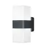 Ledvance Smart+ Wifi Wandlamp Grijs Up & Down - Buitenverlichting - 13.5W 950lm - 830 Warm Wit | RGBW - Dimbaar