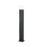 Ledvance Smart+ Wifi LED Sokkel Lamp 80cm Kubus Donker Grijs Buitenverlichting 9.5W 500lm - 830 Warm Wit | RGBW - Dimbaar