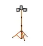 Ledvance LED Breedstraler Bouwlamp Driepoot Donker Grijs 1X30W and 2x5W 3280lm 110D - 840 Koel Wit | IP54 - Oplaadbaar - Symmetrisch 