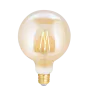 WIZ Smart Wifi E27 Globe Filament Amber 125mm 6.5W 720lm - 820-845 Afstembaar Wit | Dimbaar - Vervangt 50W