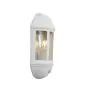 Ansell LED Wandlamp Latina Halve Lantaarn Wit - Geschikt voor E27 tot 42W | IP65 - Bewegings- en lichtsensor