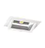 LED Downlight Wandwasher Wandy Maxi Wit 46W 6400lm 70x75D - 840 Koel Wit - 238x145mm