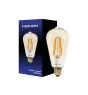 Noxion Lucent LED E27 Edison Filament Amber 7.2W 630lm - 822 Zeer Warm Wit | Dimbaar - Vervangt 50W