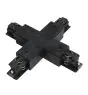 3 Fase X-connector Kruisstuk V – Zwart