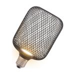 Osram Decor Plat Lamp In Metaal Behuizing LED E27 Special Mat Zwart 3.5W 300lm - 827 Zeer Warm Wit | Vervangt 25W