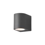 D'Lite LED Wandlamp Vossem Aluminium Zwart | Geschikt Voor 1x GU10