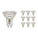 Voordeelpak 10x Noxion LED Spot GU10 4.8W 827 36D 450lm | Zeer Warm Wit - Vervangt 65W